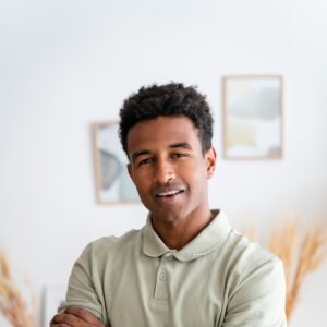 this is a man with casual wear